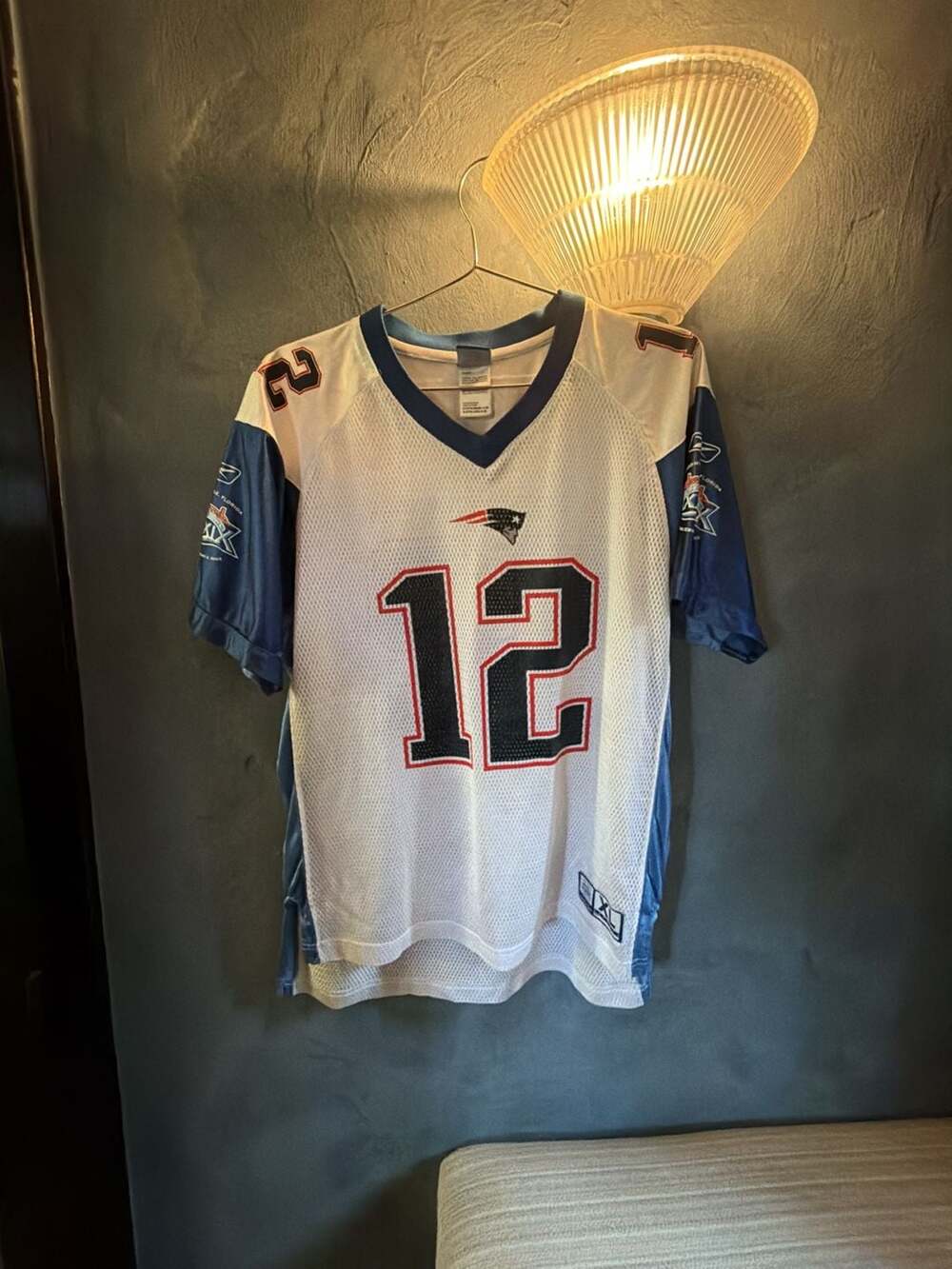 Vintage Reebok New England Patriots Tom Brady #12 Super Bowl XXXIX Jersey XL